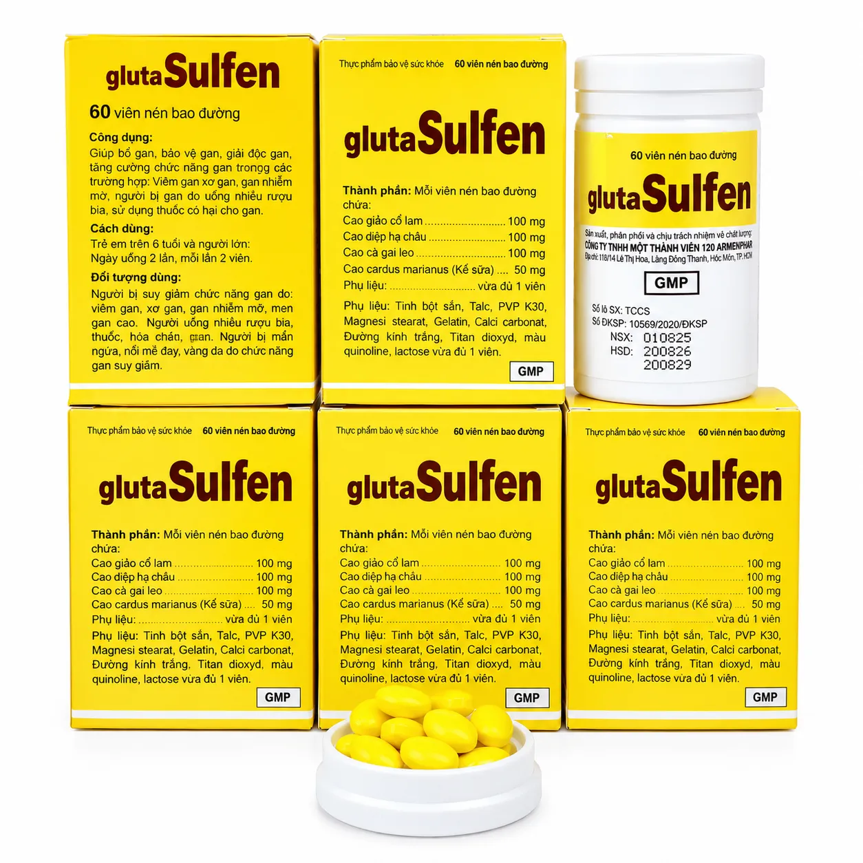 Gluta-Sulfen chai 60 viên