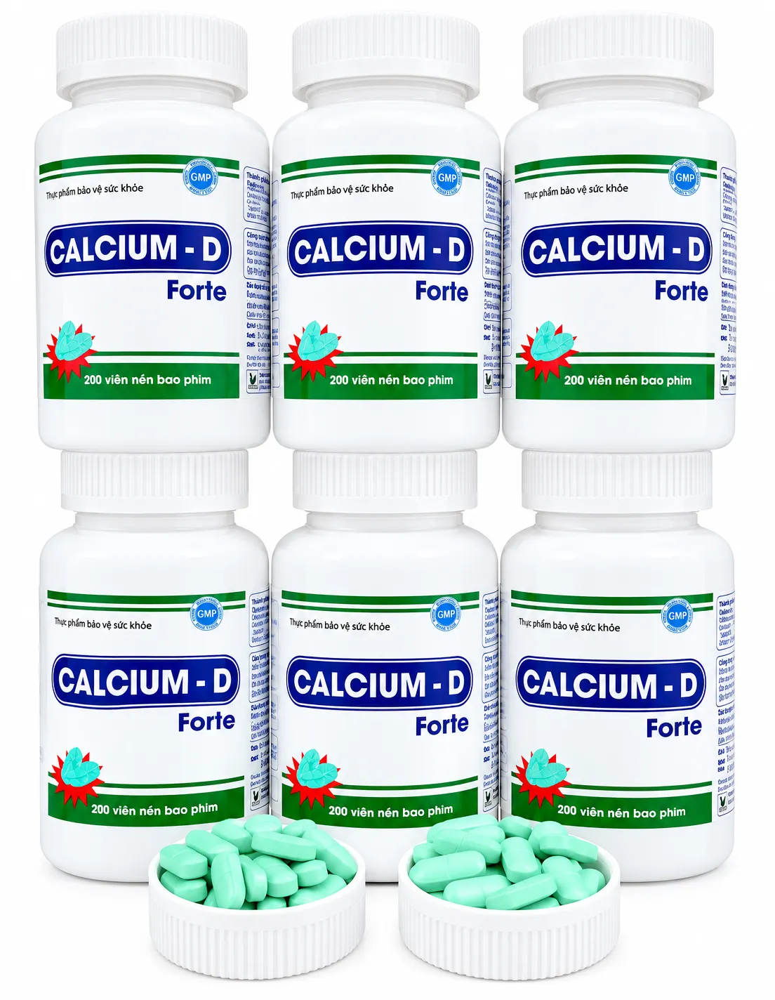 Calcium D Forte - chai 200 viên