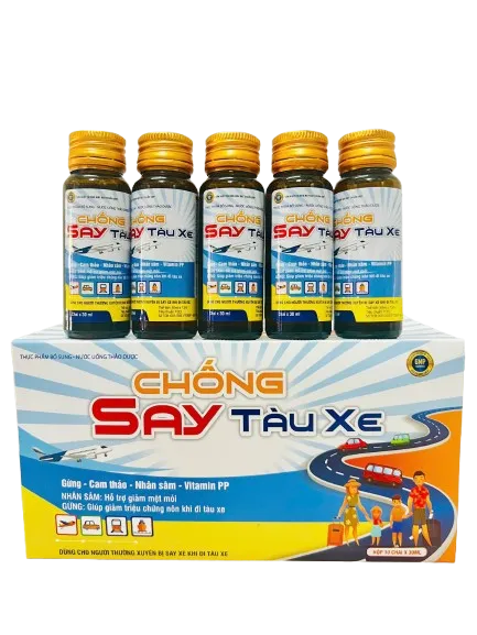 Chống say tàu xe hộp
