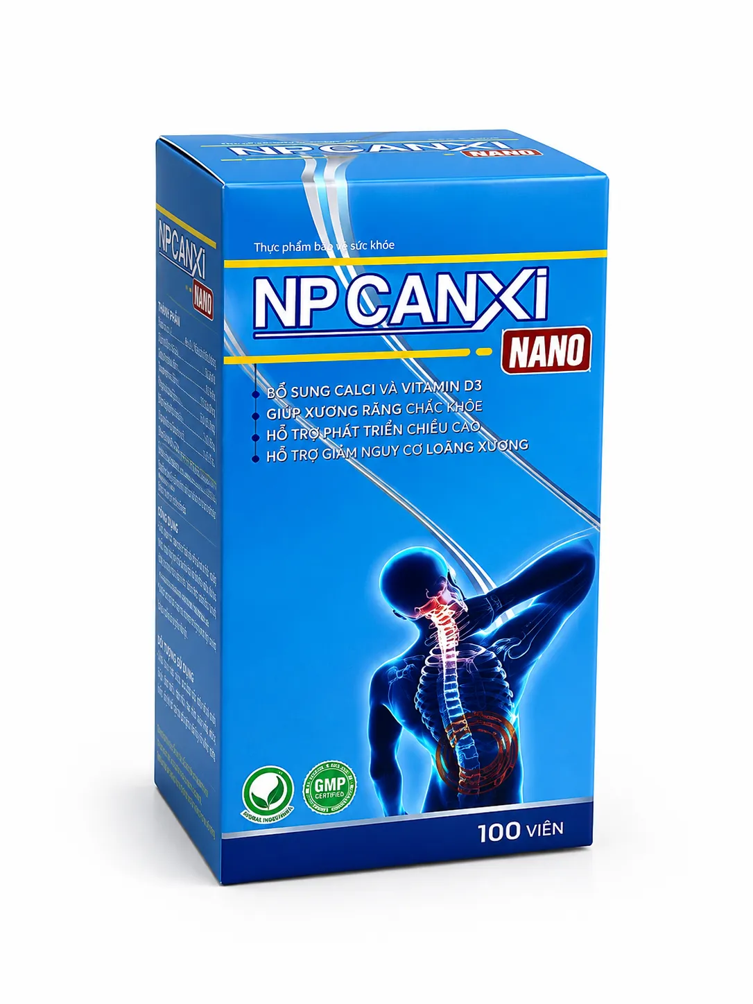 NP Canxi Nano - chai 100 viên
