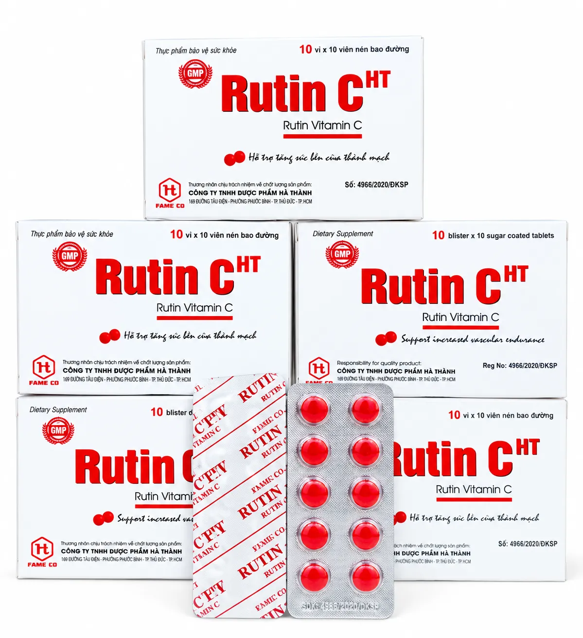 Rutin C HT - hộp 100 viên