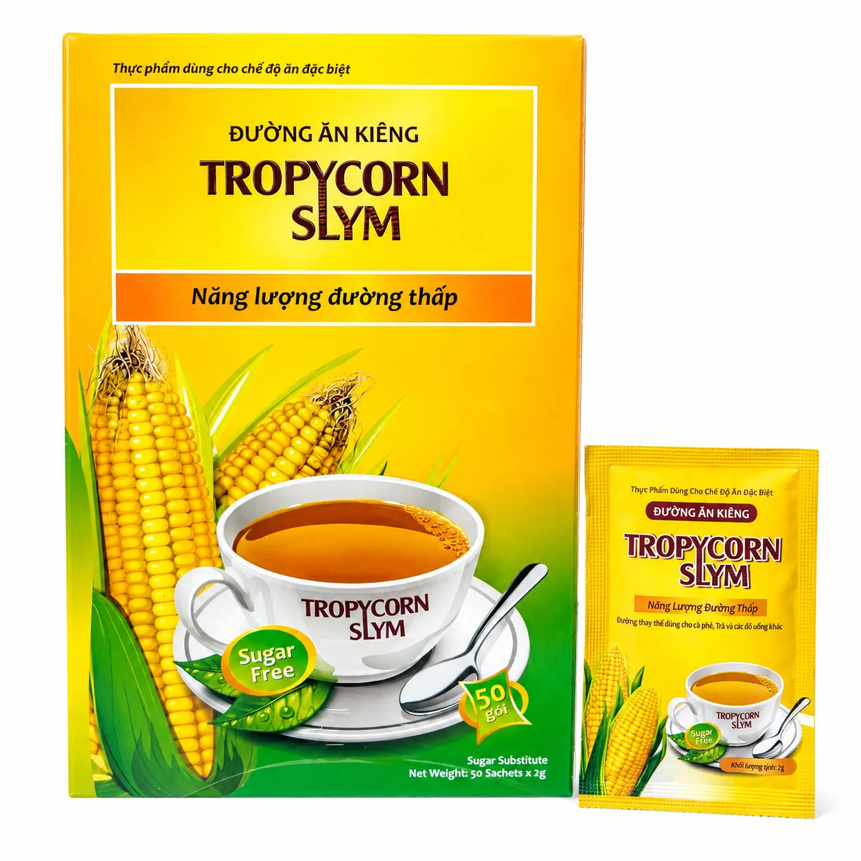 Đường ăn kiêng Tropycorn Slym