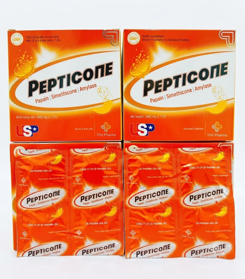 Sủi Pepticone - hộp 40 viên