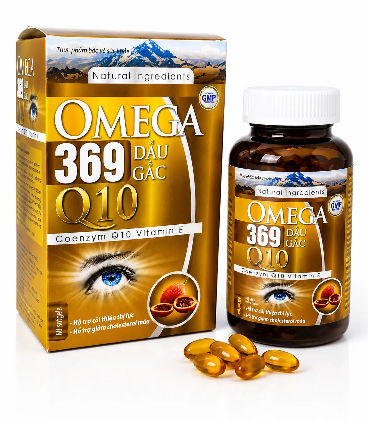 Omega 369 Q10 - vàng - Mediphar Vĩnh Phúc chai