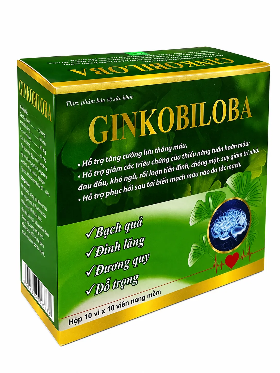 Ginkobiloba 120mg xanh lá hộp